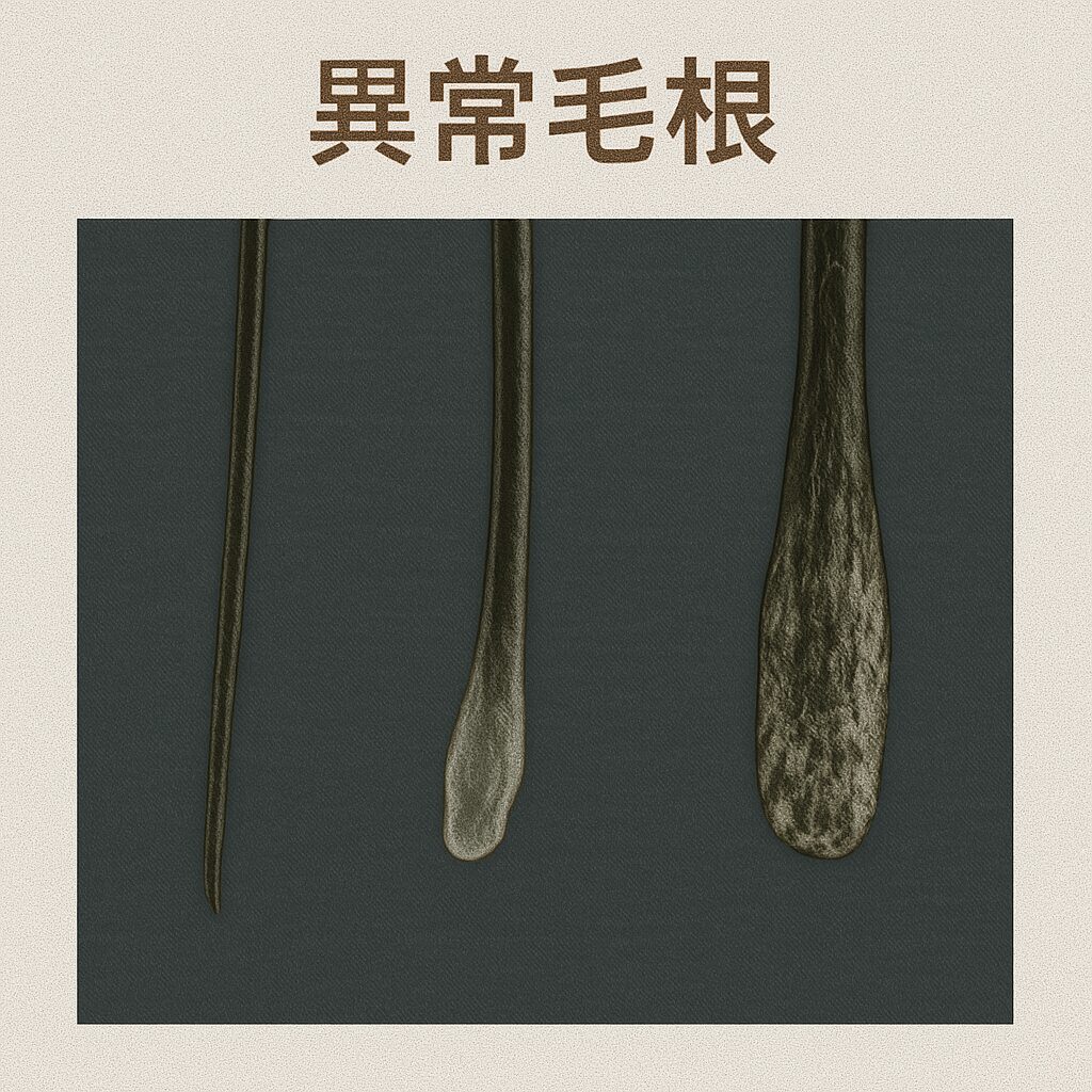 異常毛根