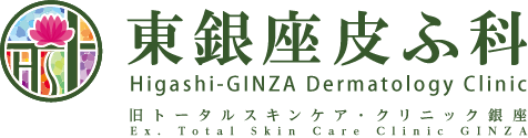 東銀座皮ふ科のロゴ