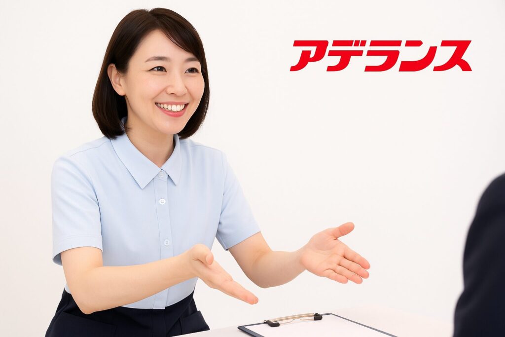 アデランスの女性スタッフ