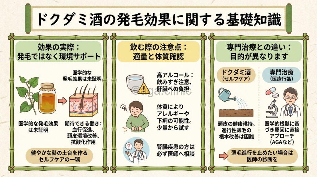 ドクダミ酒とドクダミ