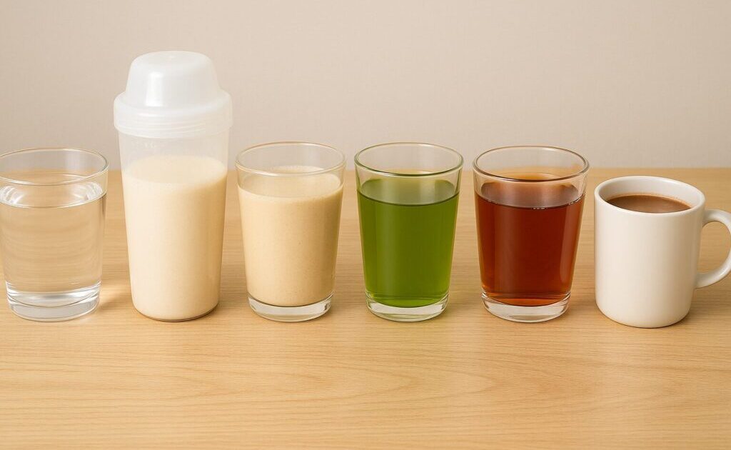 6種類の飲み物