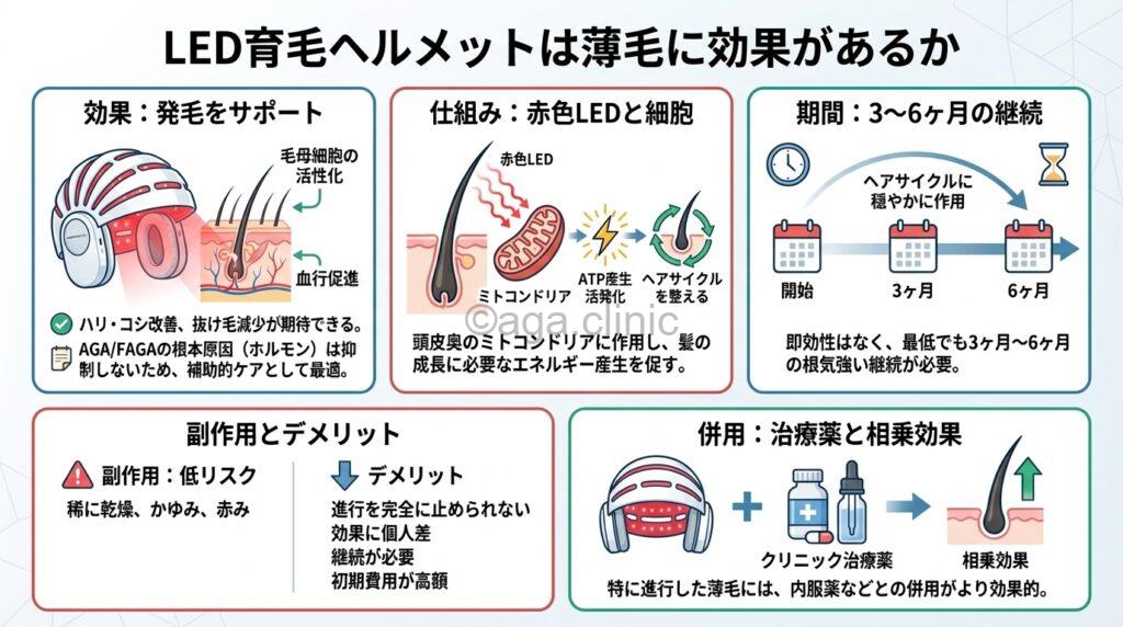 LED育毛ヘルメット