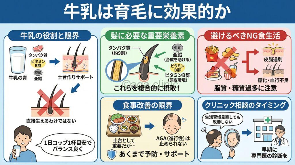 透明のコップに入っている牛乳