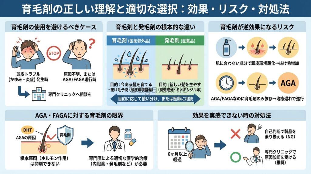 育毛剤を見つめている男性