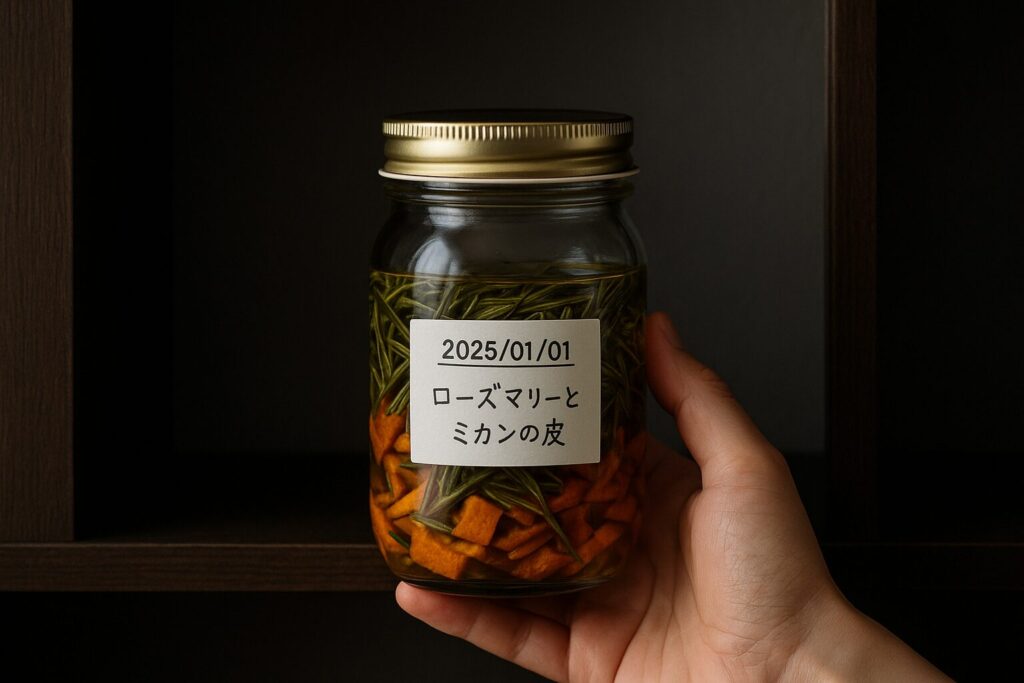 3. 冷暗所で熟成させる