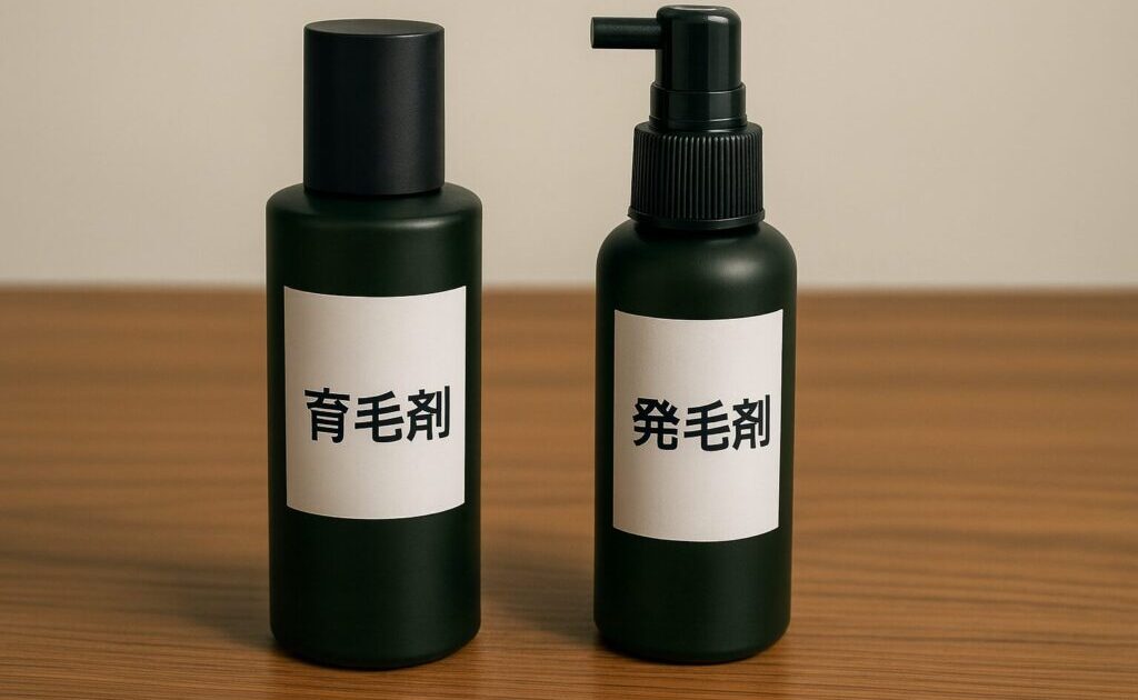 育毛剤と発毛剤