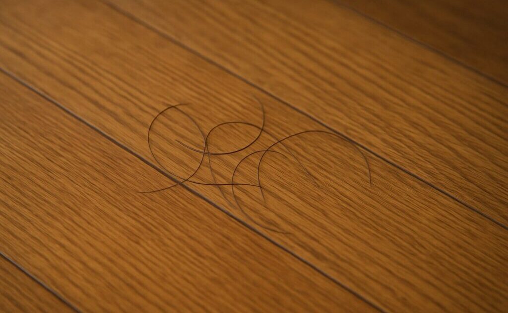 床に落ちている抜け毛