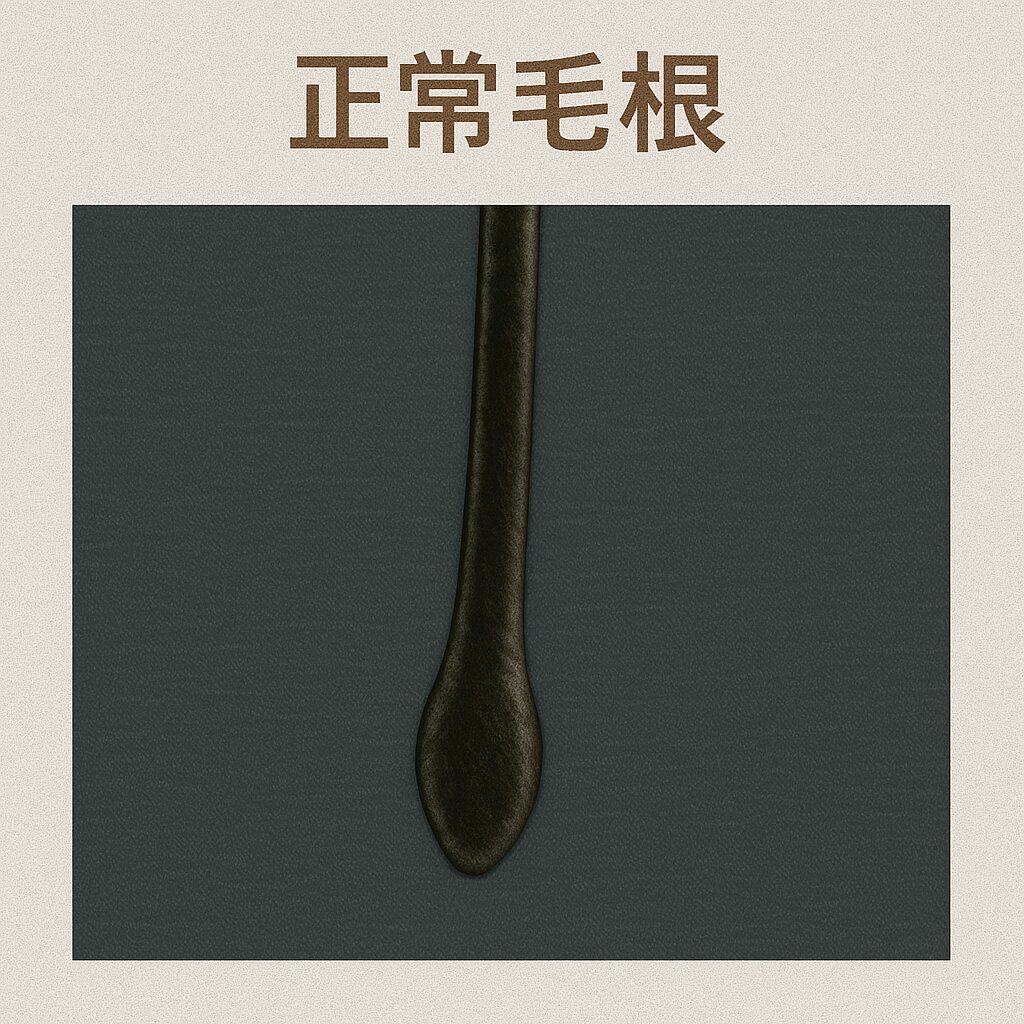 正常毛根