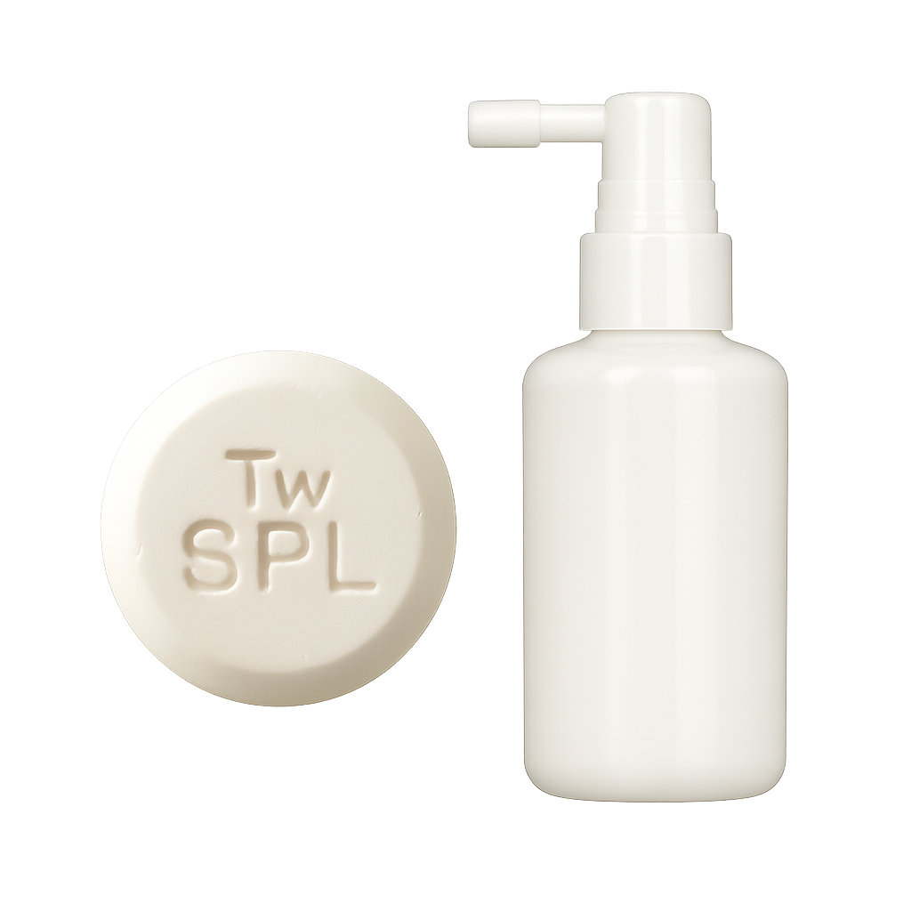 スピロノラクトンとミノキシジル（外用薬）