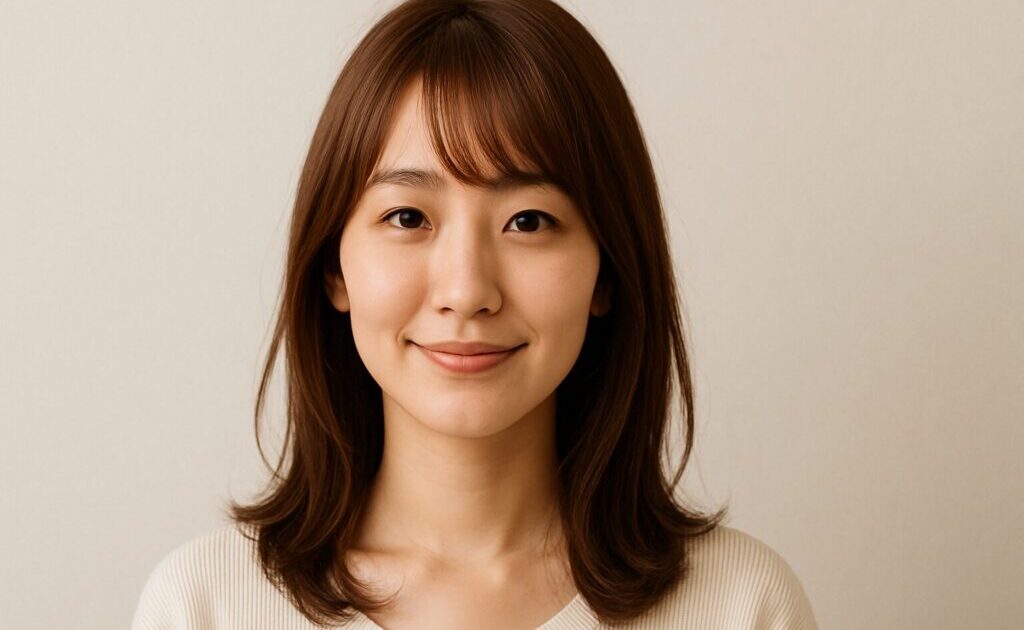 茶髪の女性
