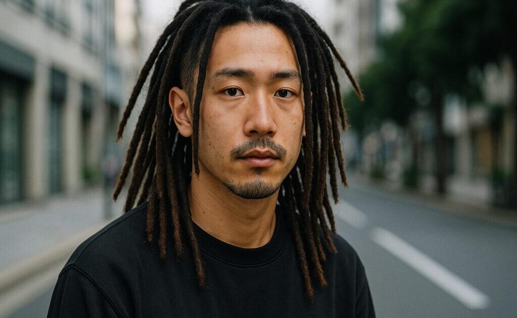 ドレッドヘアの男性