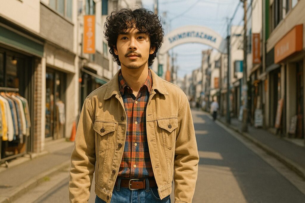 スペインカールの男性
